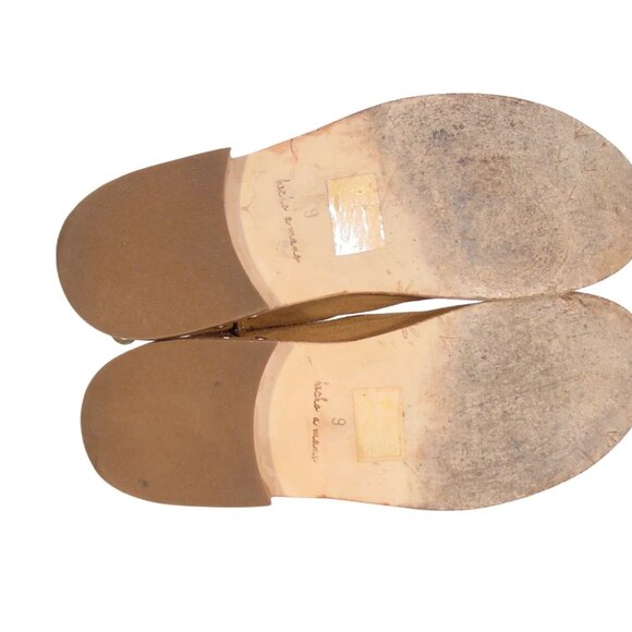 BEEK Falcon $375 Tan Suede Heel Zip Booties Ankle Boots 9 - Made in MEXICO - Picture 5 of 8